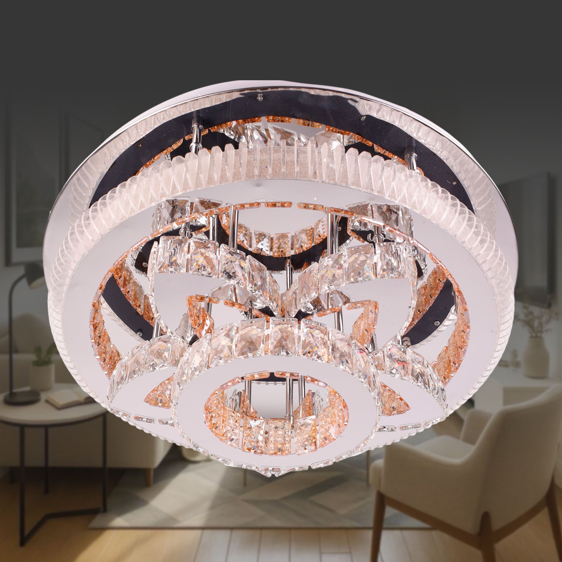 7002-600 Kristal Led Avize