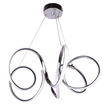 Kuğu Mini Topsuz Krom Led Avize