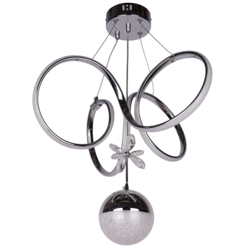 Kuğu Krom 4lü Toplu Led Avize