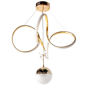 Kuğu Altın 4lü Toplu Led Avize